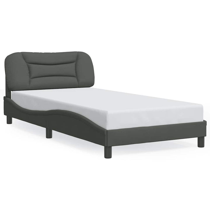 sengeramme uden madras Hvar Mørkegrå 100x200 cm Stof