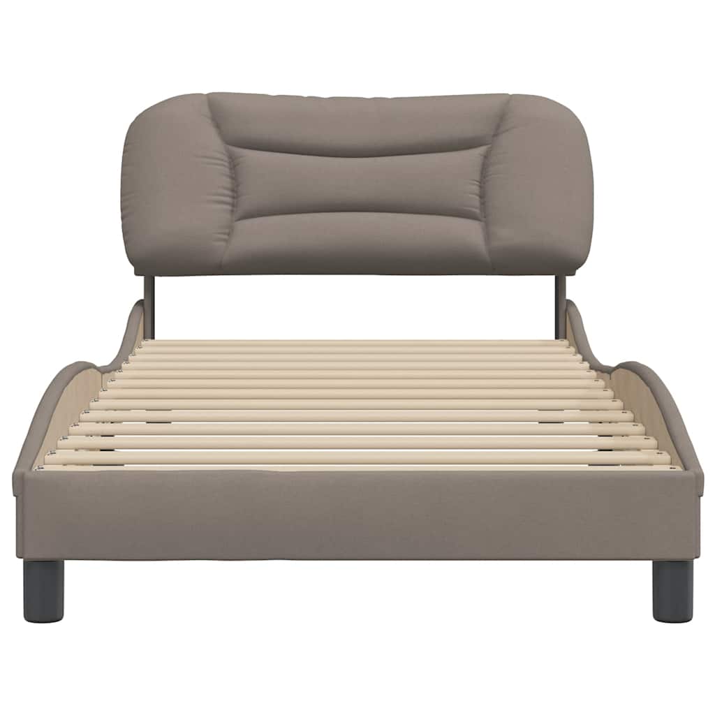 sengeramme uden madras Hvar Taupe 100x200 cm Stof