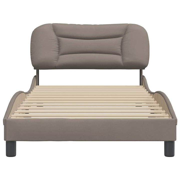 sengeramme uden madras Hvar Taupe 100x200 cm Stof