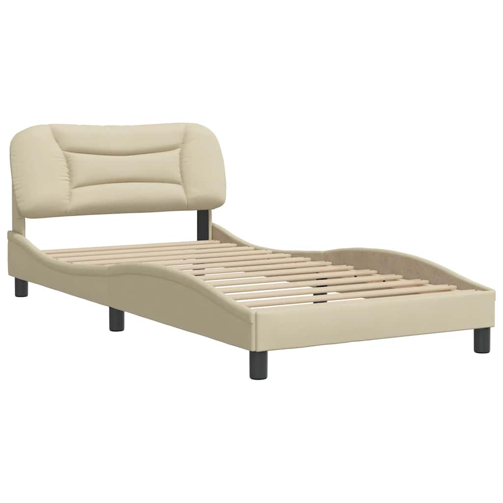 sengeramme uden madras Hvar Creme 100x200 cm Stof