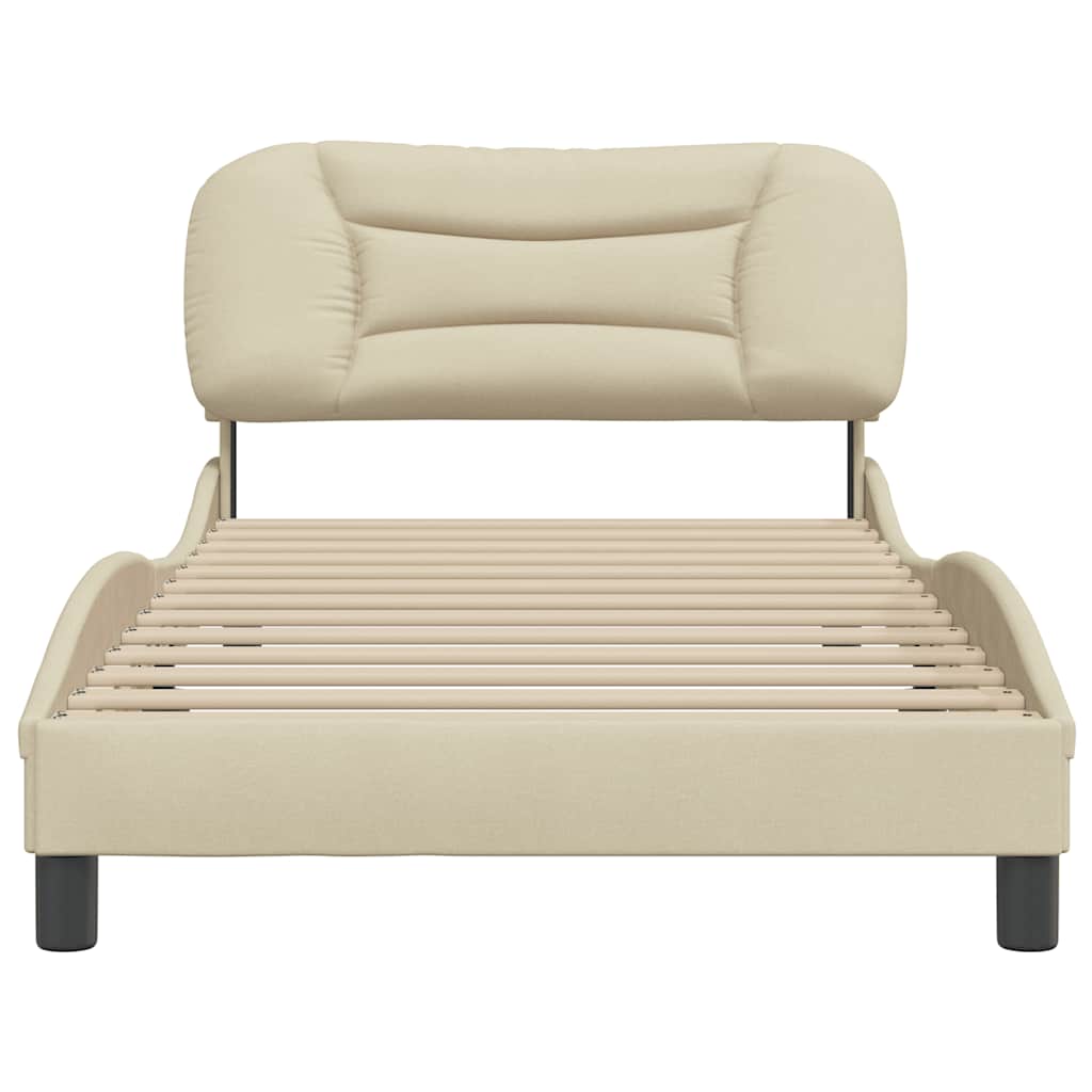 sengeramme uden madras Hvar Creme 100x200 cm Stof