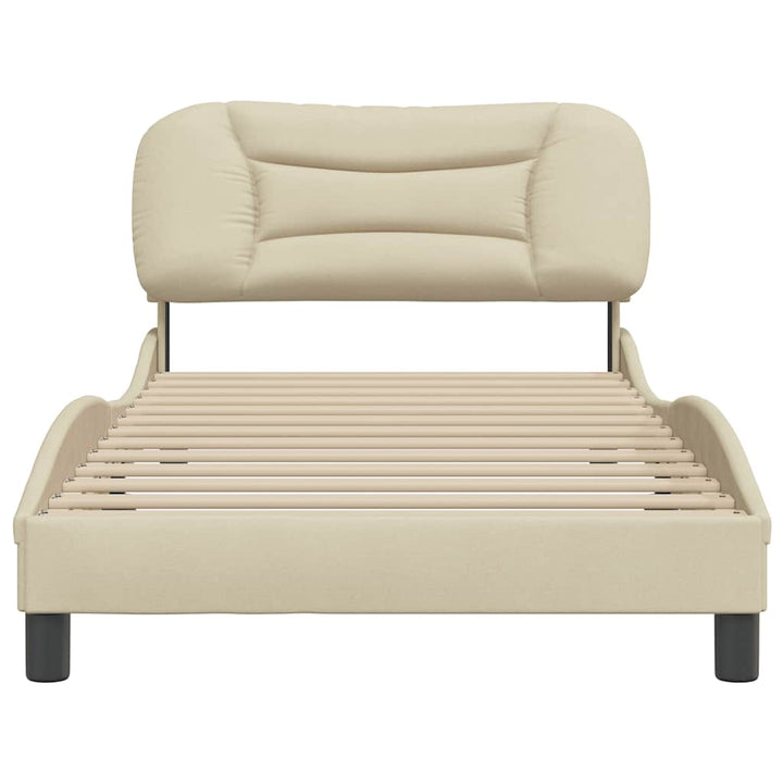 sengeramme uden madras Hvar Creme 100x200 cm Stof