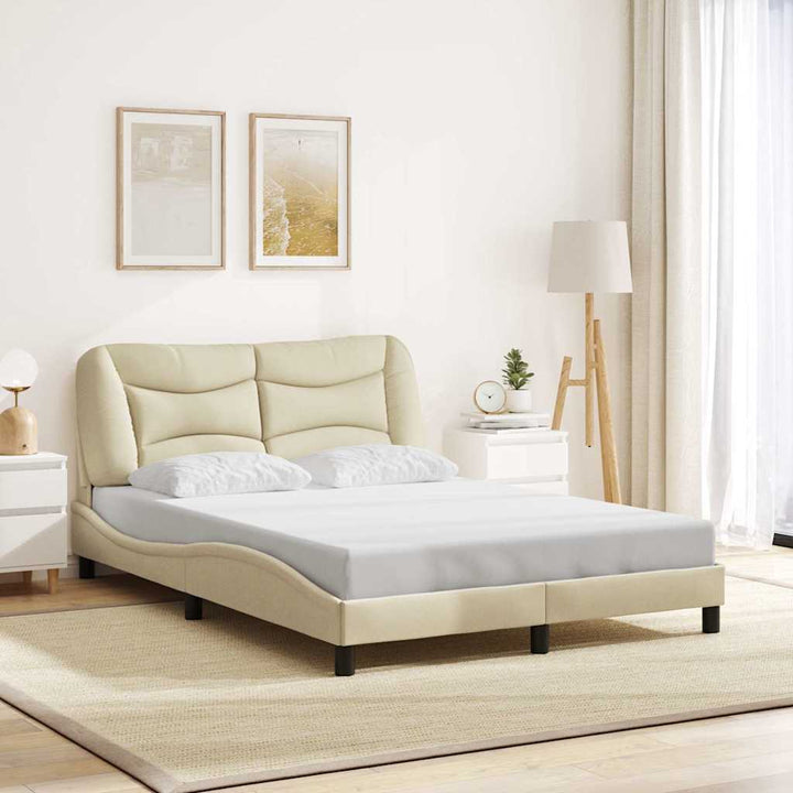 sengeramme uden madras Hvar Creme 120x200 cm Stof