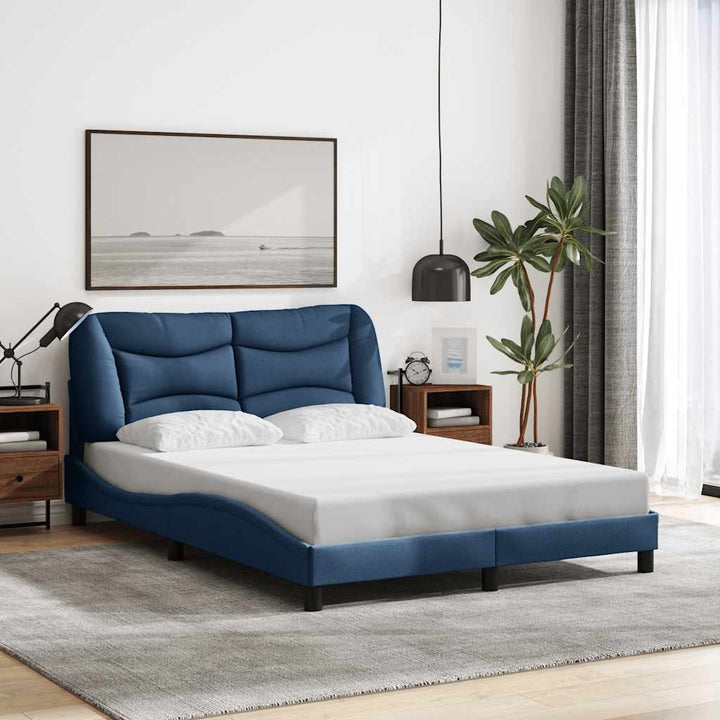 sengeramme uden madras Hvar 120x200 cm stof blå