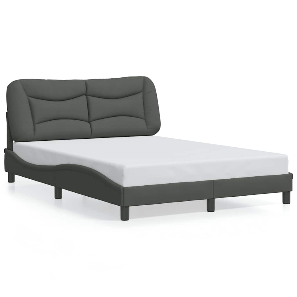 sengeramme uden madras Hvar 140x190 cm stof mørkegrå