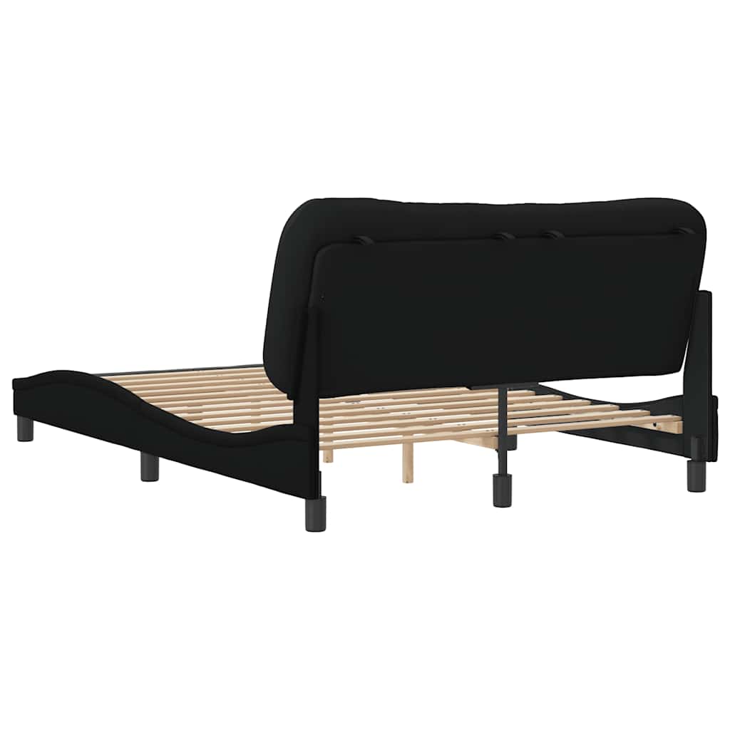 sengeramme uden madras Hvar 140x190 cm stof sort