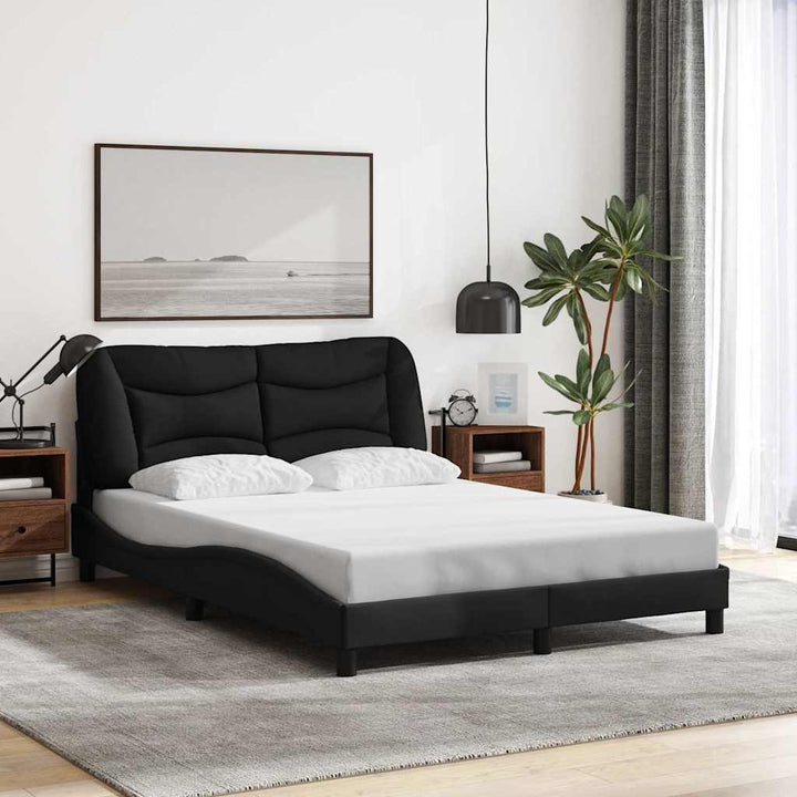 sengeramme uden madras Hvar 140x190 cm stof sort