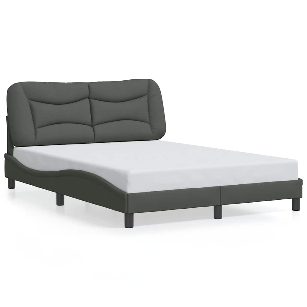 sengeramme uden madras Hvar 140x200 cm stof mørkegrå