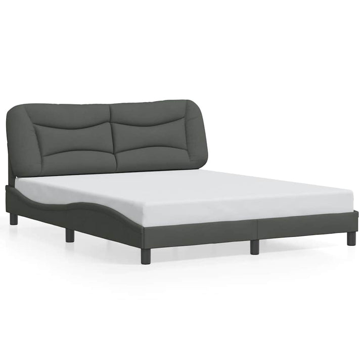 sengeramme uden madras Hvar 160x200 cm stof mørkegrå