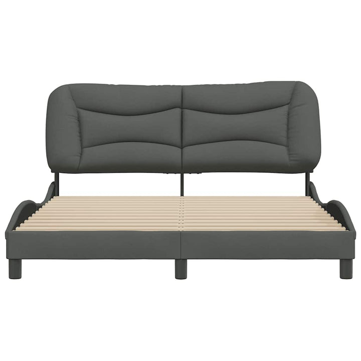 sengeramme uden madras Hvar 160x200 cm stof mørkegrå