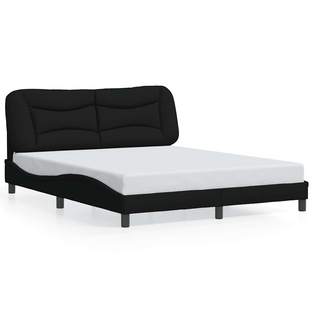 sengeramme uden madras Hvar 160x200 cm stof sort