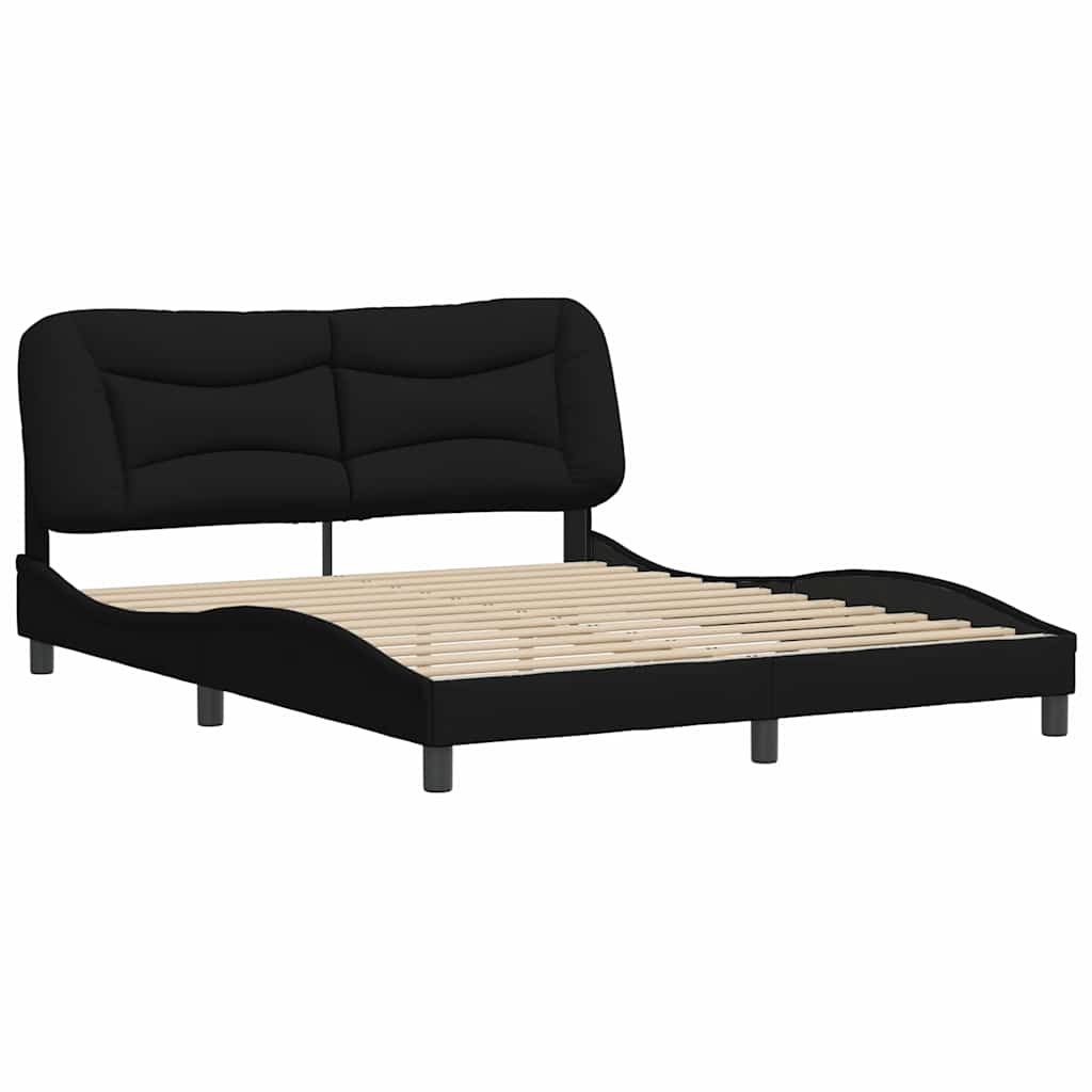 sengeramme uden madras Hvar 160x200 cm stof sort