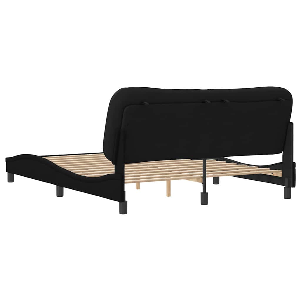 sengeramme uden madras Hvar 160x200 cm stof sort