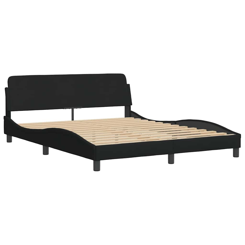sengeramme uden madras Hvar 160x200 cm stof sort