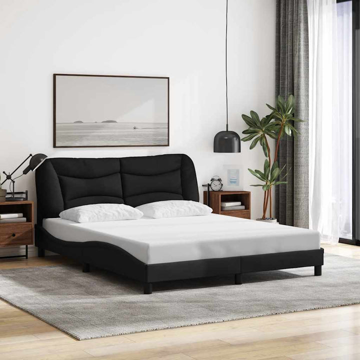 sengeramme uden madras Hvar 160x200 cm stof sort