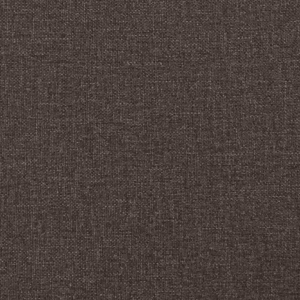 sengeramme uden madras Hvar 160x200 cm stof mørkebrun