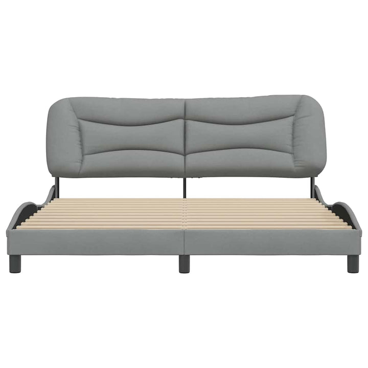 sengeramme uden madras Hvar 180x200 cm stof lysegrå