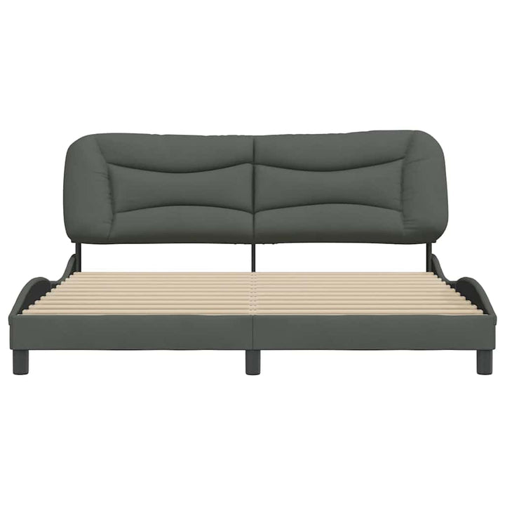 sengeramme uden madras Hvar 180x200 cm stof mørkegrå
