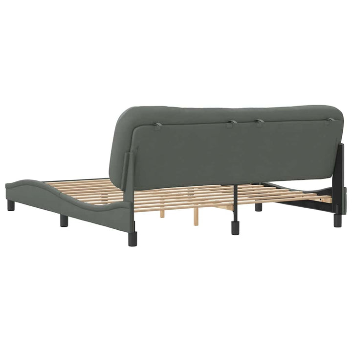 sengeramme uden madras Hvar 180x200 cm stof mørkegrå