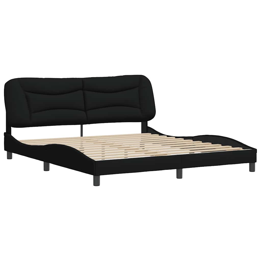 sengeramme uden madras Hvar 180x200 cm stof sort