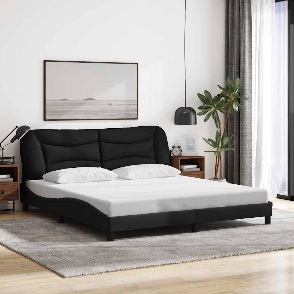 sengeramme uden madras Hvar 180x200 cm stof sort