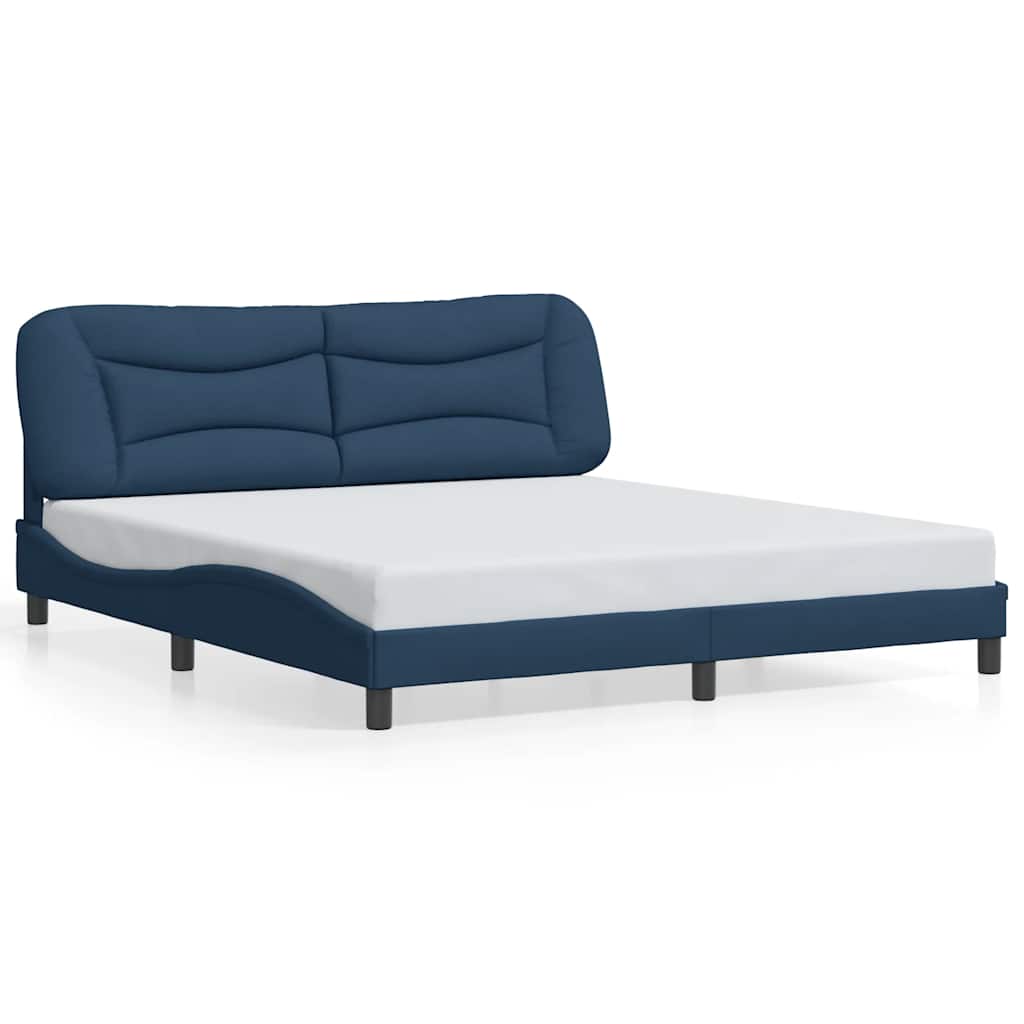 sengeramme uden madras Hvar 180x200 cm stof blå