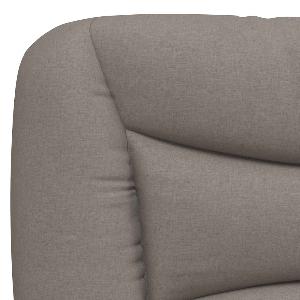 sengeramme uden madras Hvar 200x200 cm stof gråbrun