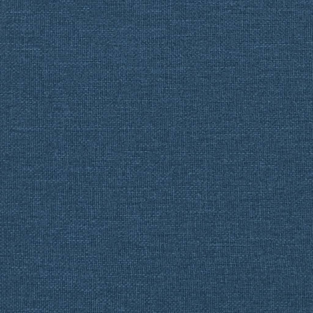 sengeramme uden madras Hvar 200x200 cm stof blå