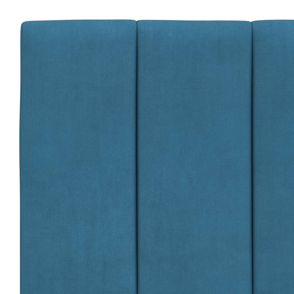 sengeramme uden madras Hanko 80x200 cm fløjl blå