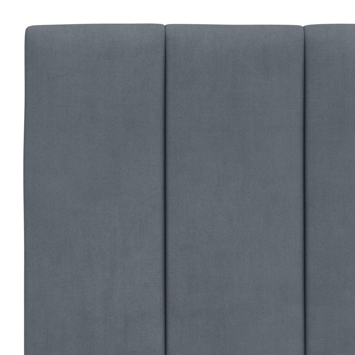sengeramme uden madras Hanko Mørkegrå 90x190 cm Fløjl