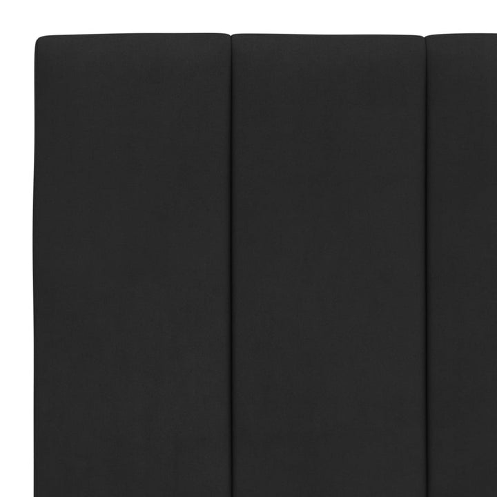 sengeramme uden madras Hanko 90x190 cm fløjl sort