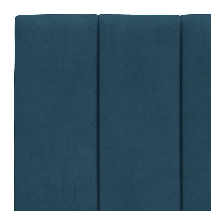 sengeramme uden madras Hanko 90x190 cm fløjl blå