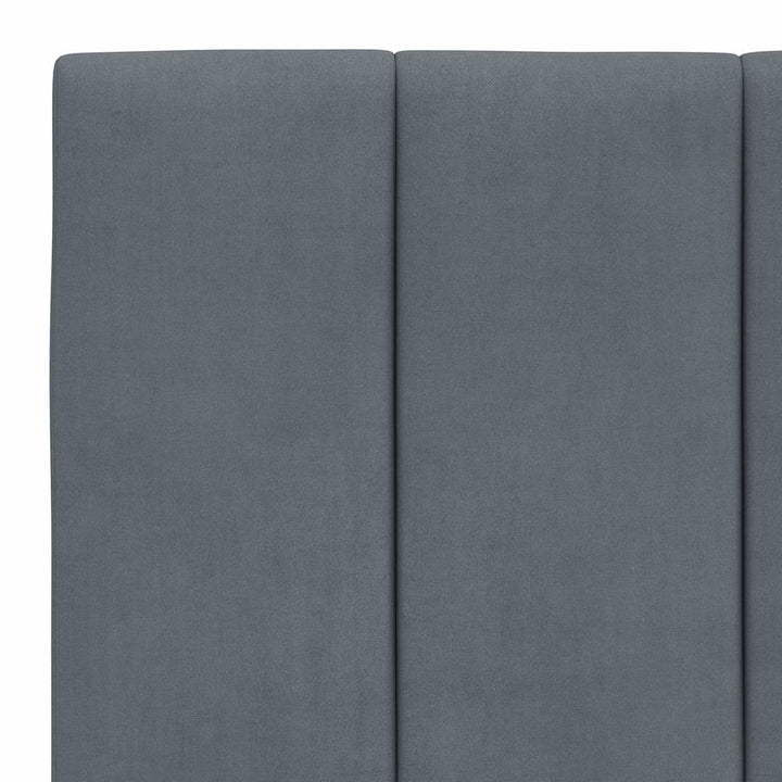 sengeramme uden madras Hanko Mørkegrå 100x200 cm Fløjl