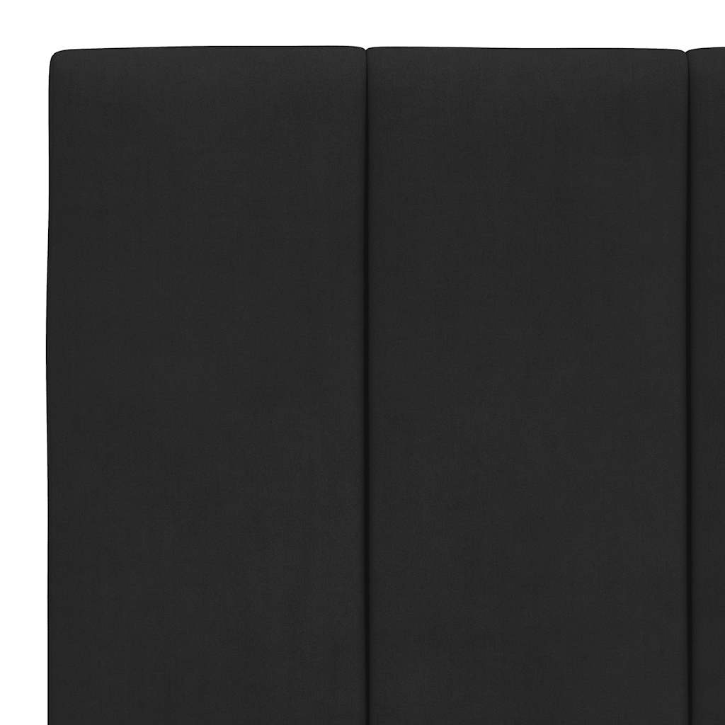 sengeramme uden madras Hanko Sort 100x200 cm Fløjl