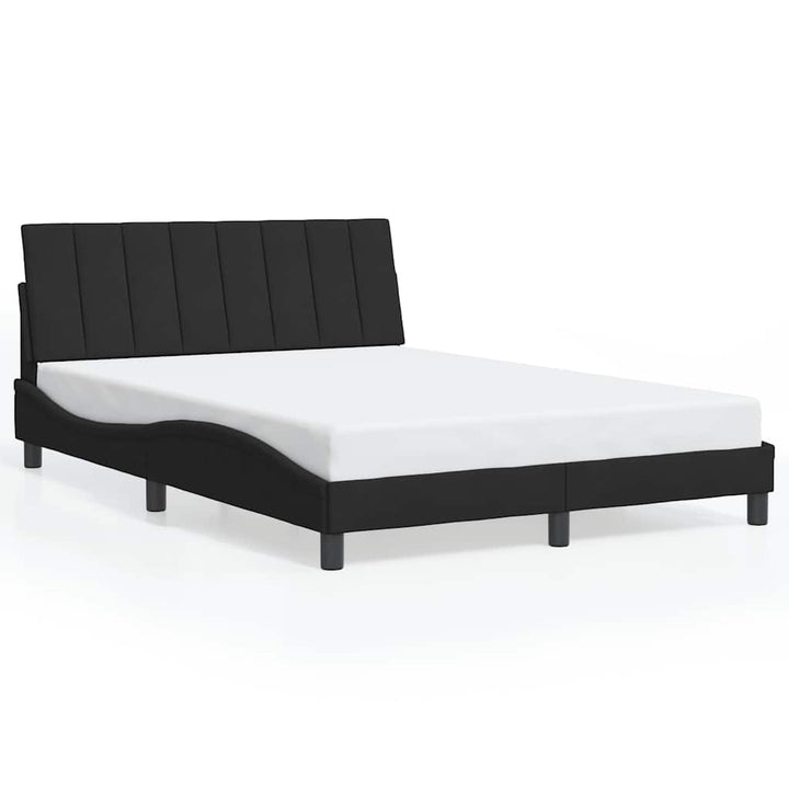 sengeramme uden madras Hanko Sort 120x200 cm Fløjl