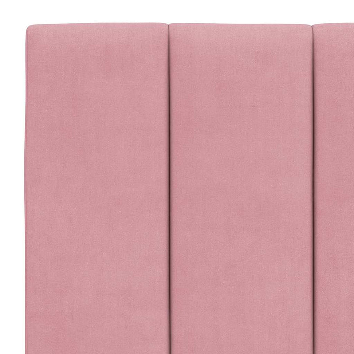 sengeramme uden madras Hanko 120x200 cm fløjl pink