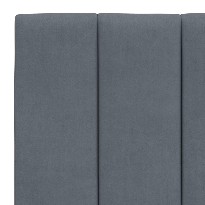 sengeramme uden madras Hanko Mørkegrå 140x190 cm Fløjl