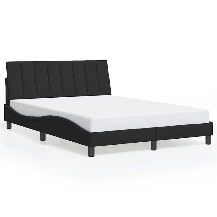 sengeramme uden madras Hanko Sort 140x190 cm Fløjl