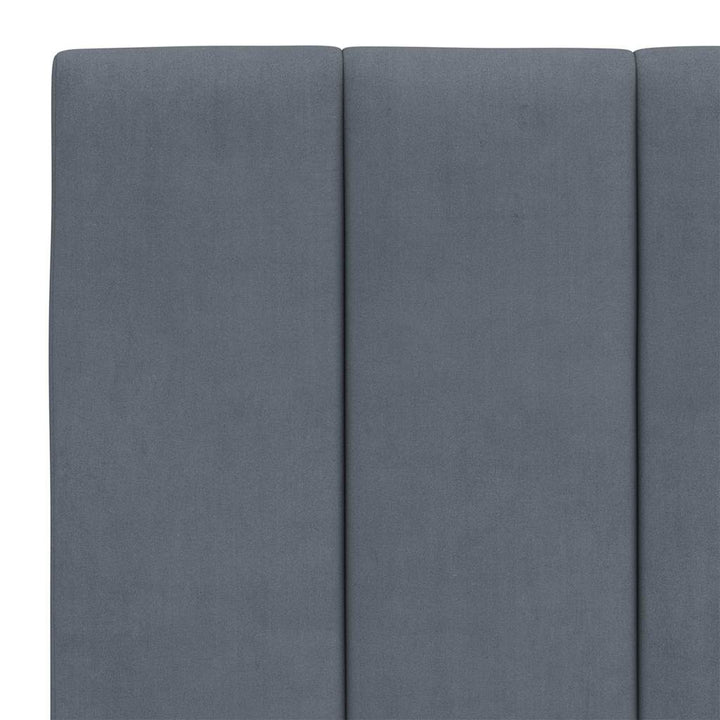 sengeramme uden madras Hanko Mørkegrå 140x200 cm Fløjl