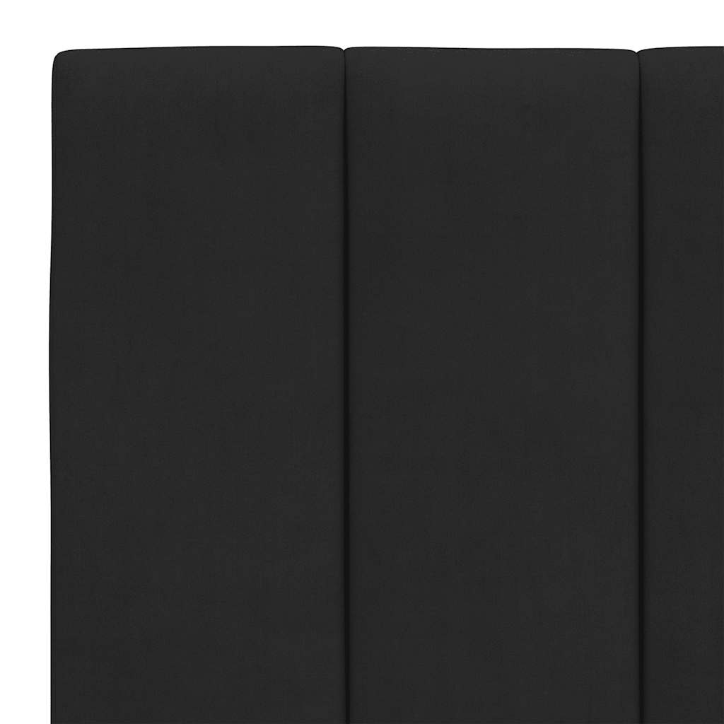 sengeramme uden madras Hanko Sort 140x200 cm Fløjl