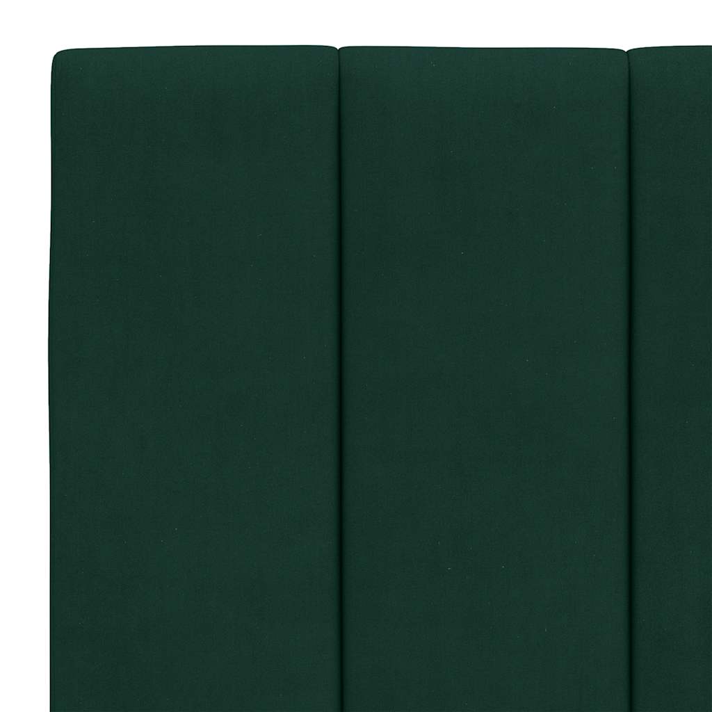 sengeramme uden madras Hanko Mørkegrøn 140x200 cm Fløjl