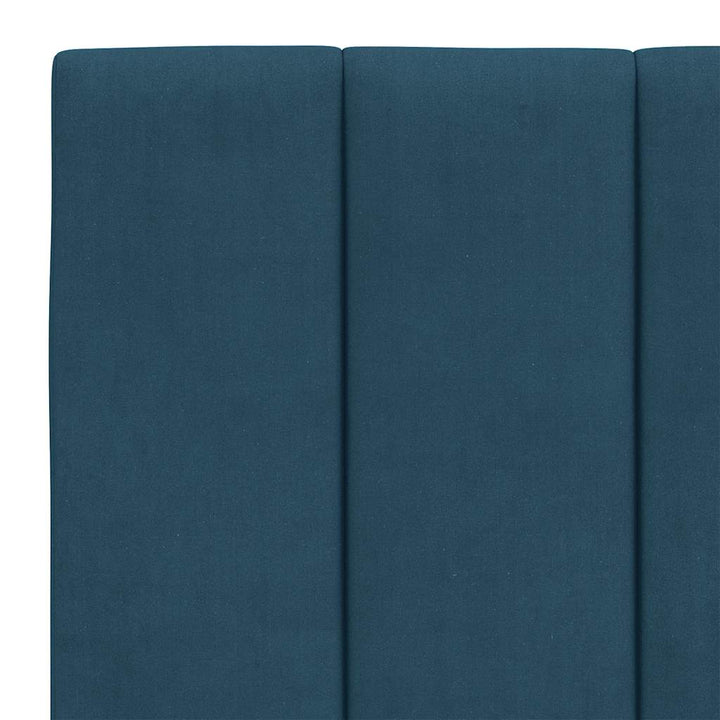 sengeramme uden madras Hanko 140x200 cm velour blå