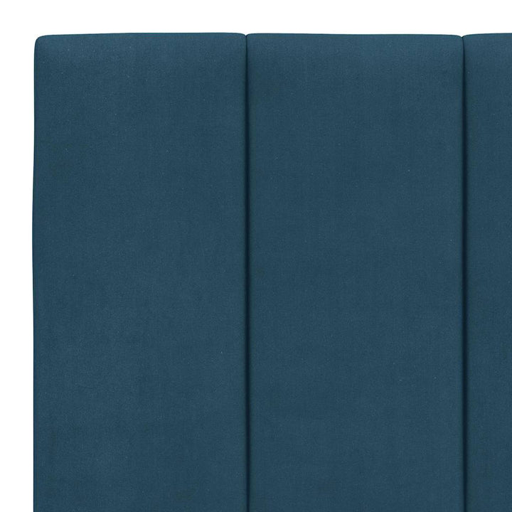 sengeramme uden madras Hanko 160x200 cm velour blå