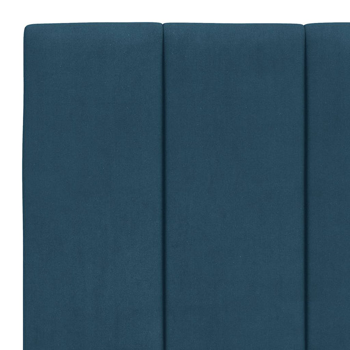 sengeramme uden madras Hanko 180x200 cm velour blå