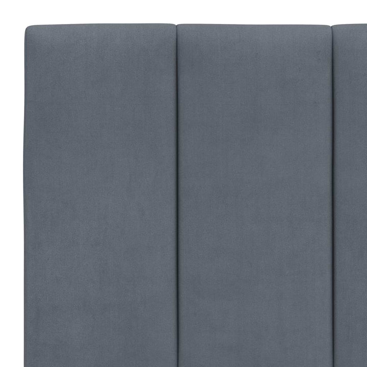 sengeramme uden madras Hanko Mørkegrå 200x200 cm Fløjl