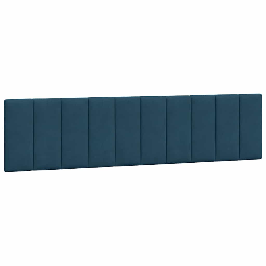 sengeramme uden madras Hanko 200x200 cm velour blå