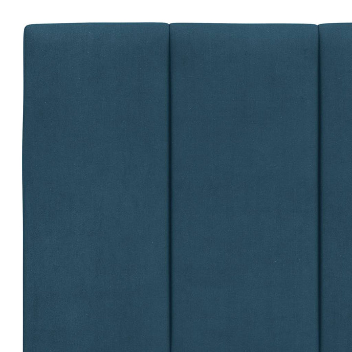 sengeramme uden madras Hanko 200x200 cm velour blå