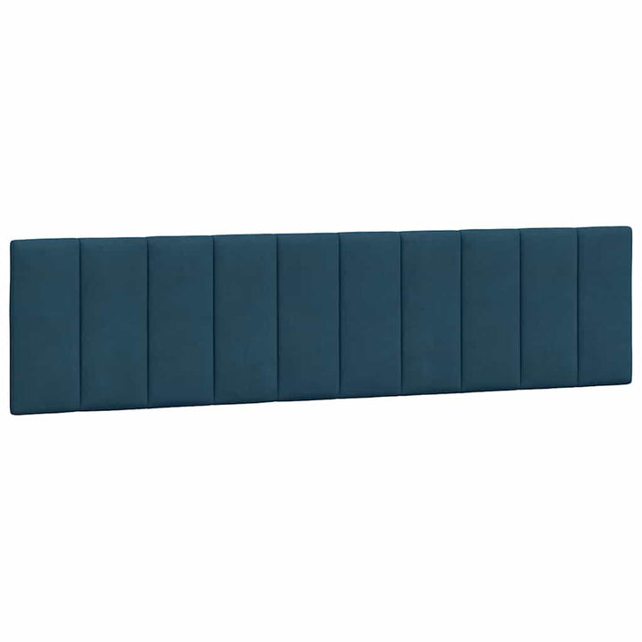 sengeramme uden madras 90x190 cm fløjl blå