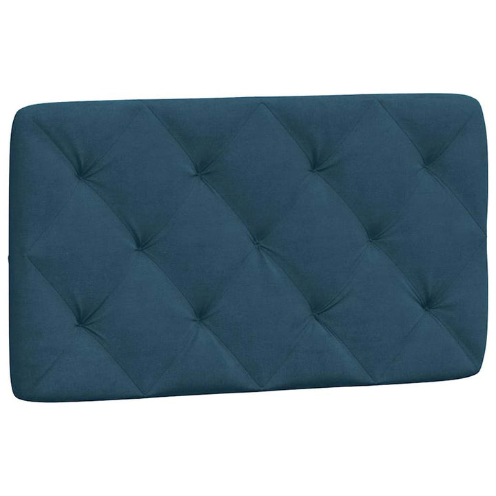 sengeramme uden madras 90x200 cm fløjl blå