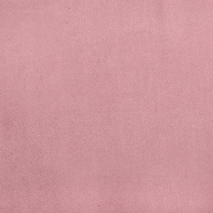 sengeramme uden madras 140x190 cm fløjl pink